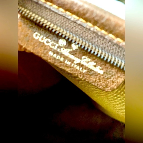 GUCCI GORGEOUS RARE GG LG TOTE BAG MADE IN ITALY EXCELLENT CONDITION ZIPPER TOP - Picture 6 of 10